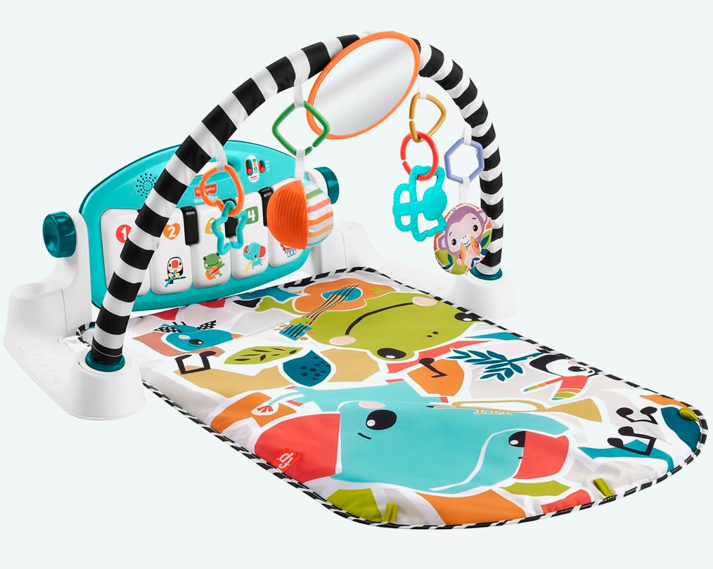 Fisher-Price Baby Playmat Glow and Grow Kick & Play Piano Gym